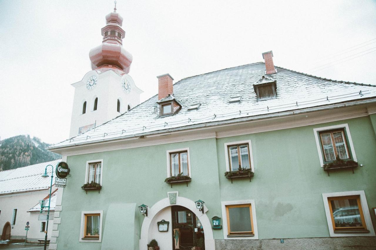 Gasthof Zum Gruenen Specht Oberzeiring Bagian luar foto