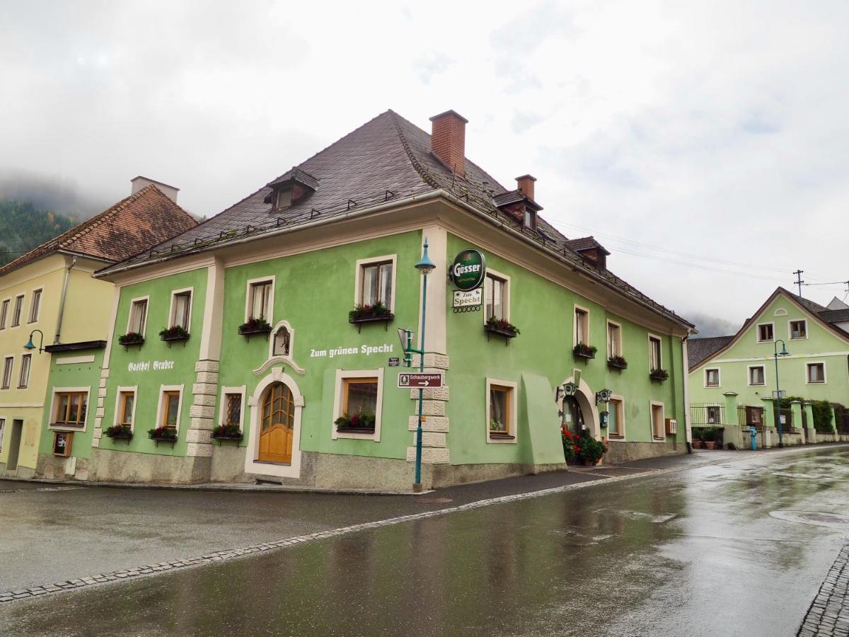 Gasthof Zum Gruenen Specht Oberzeiring Bagian luar foto